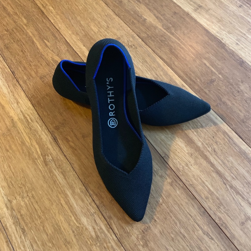 Rothy’s Size 9.5. Black Point.